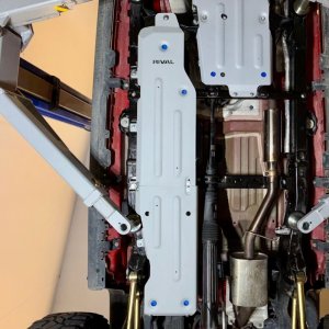 Jeep Gladiator Skid Plate - Rival 4x4 - Aluminum Gas Tank - `20-`26